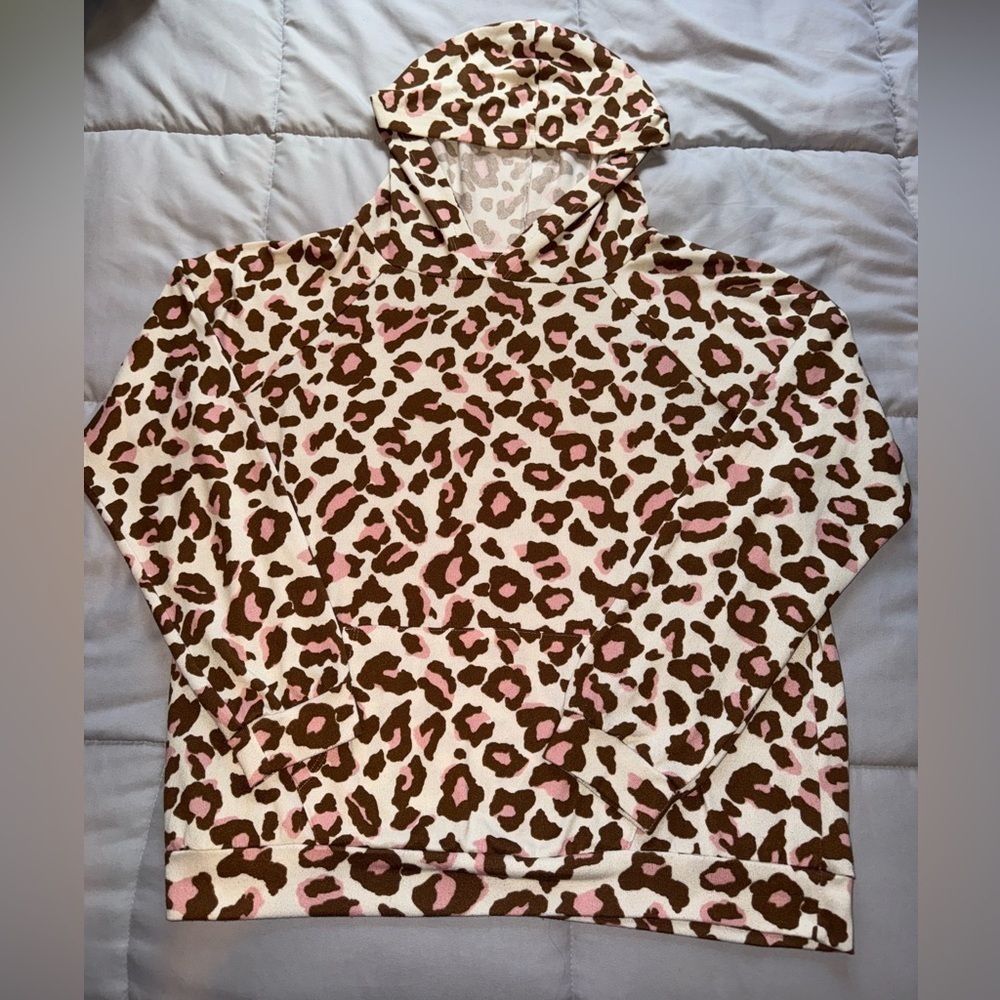 Leopard Print Hoodie